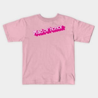 Maid of Honor Barbie logo Kids T-Shirt